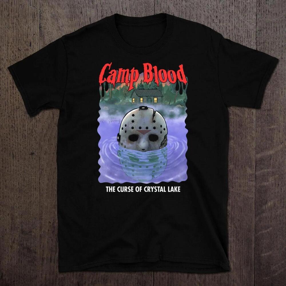 Camp Blood Retro 80S Slasher Short Sleeve Horror T Shirt